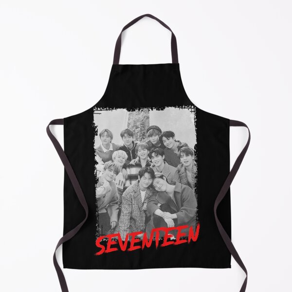 Item preview, Seventeen Kpop Group Members black and white Kpop RGB Color Design designed and sold by Piosenka Art.