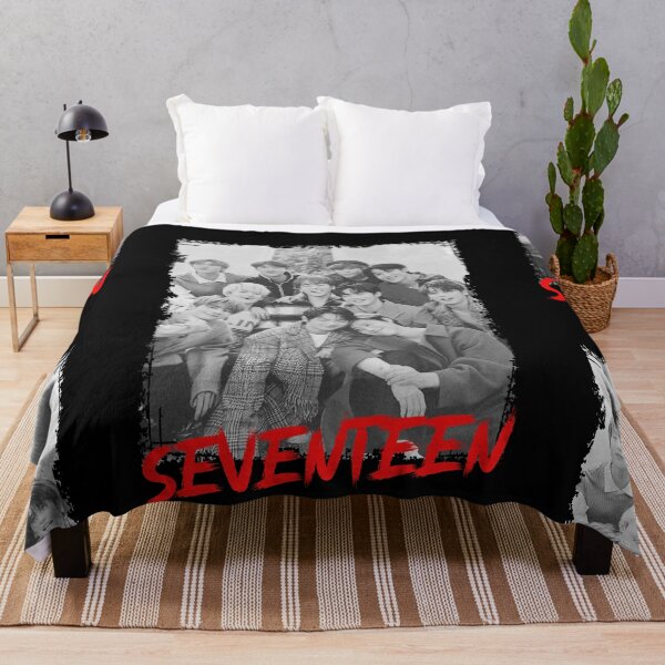 Item preview, Seventeen Kpop Group Members black and white Kpop RGB Color Design designed and sold by Piosenka Art.