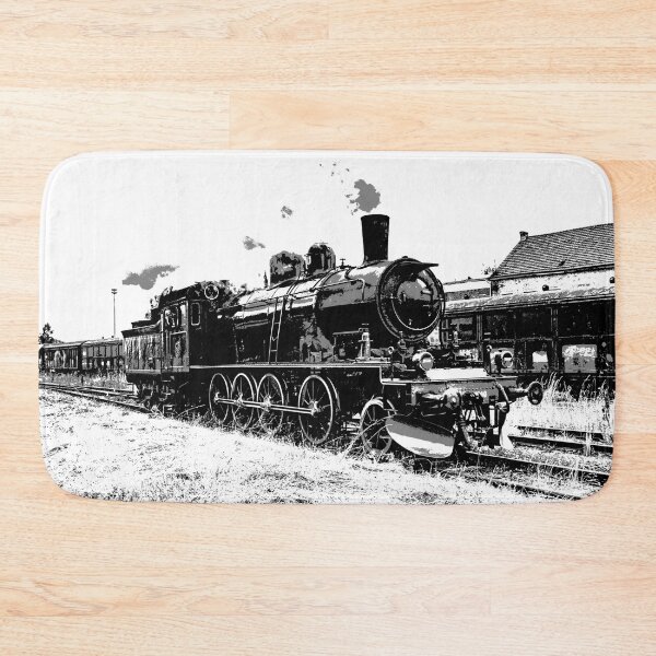 Artikelvorschau, Riding the Rails - Vintage Dampfzug entworfen und verkauft von NaturePrints.