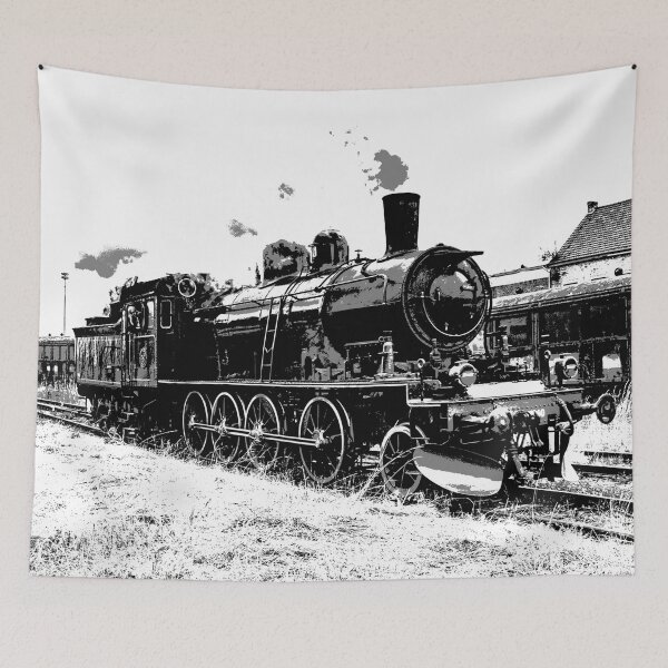 Artikelvorschau, Riding the Rails - Vintage Dampfzug entworfen und verkauft von NaturePrints.
