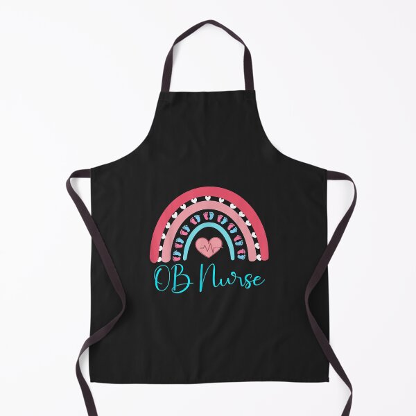 Item preview, OB Nurse Rainbow Heart Baby Labor Delivery Obstetrics GYN designed and sold by selmacarolg.