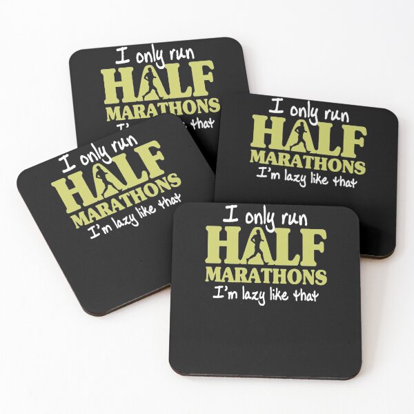 Item preview, I Only Run Half Marathons I'm Lazy Like That designed and sold by clickmostro.