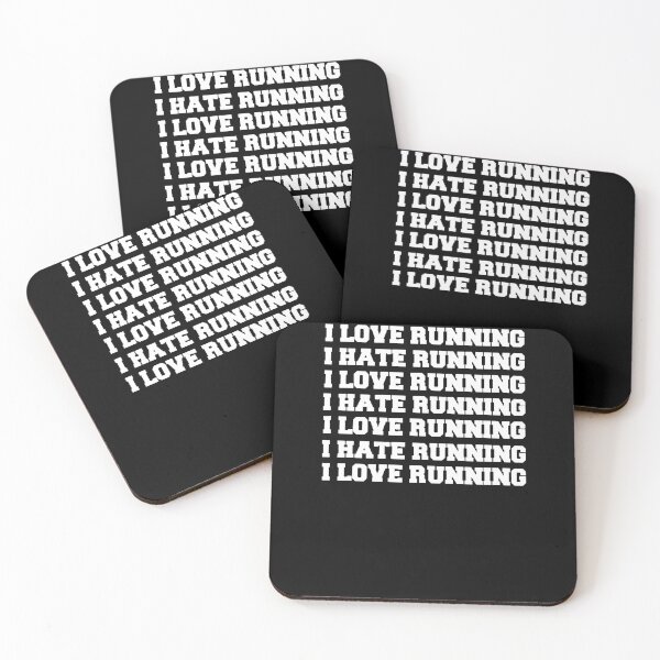 Item preview, I Love Running I Hate Running designed and sold by clickmostro.