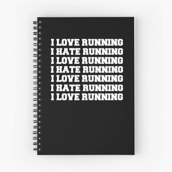 Item preview, I Love Running I Hate Running designed and sold by clickmostro.