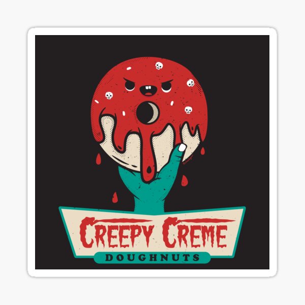Item preview, Creepy Creme Doughnuts designed and sold by ChonkypurrArt.