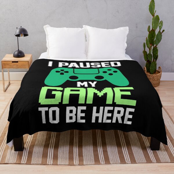 Item preview, I Paused My Game To Be Here  designed and sold by Genjitsu-Art.