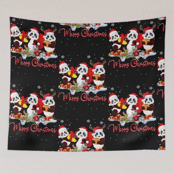 Item preview, Funny Christmas Panda Bear Reindeers Christmas designed and sold by Nguyenhaithanh.