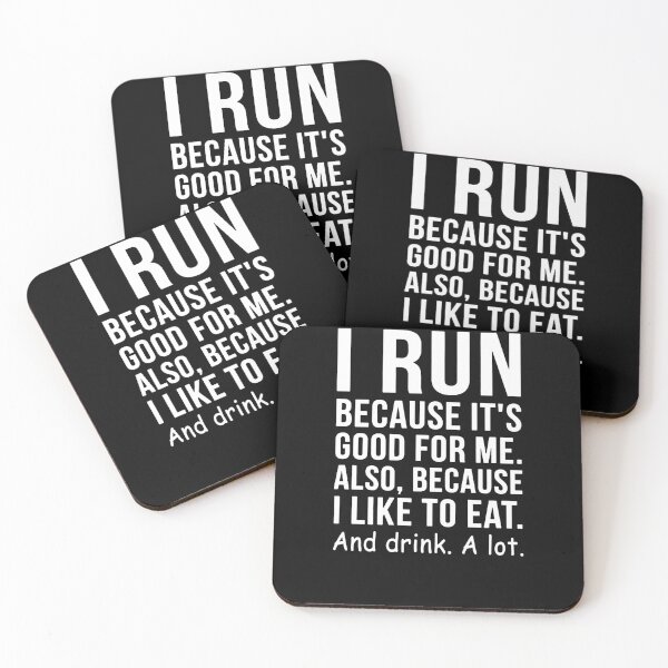 Item preview, I Run Because I Like To Eat And Drink A Lot designed and sold by clickmostro.