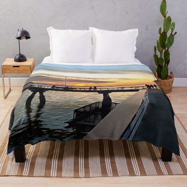 Item preview, Edmonds Washington Pier at Sunset designed and sold by SeaChangeDesign.