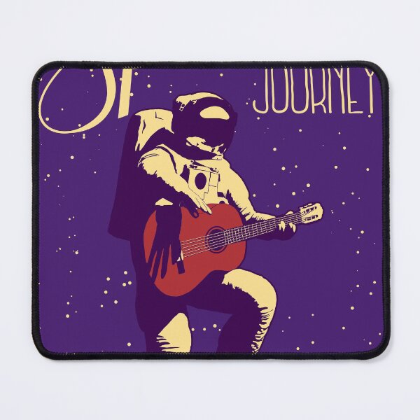 Item preview, Space Journey astronaut with guitar jumping designed and sold by Marakstore.