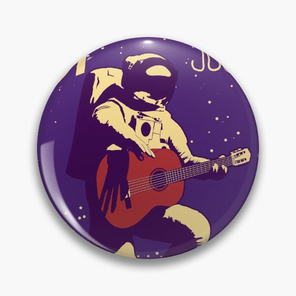 Item preview, Space Journey astronaut with guitar jumping designed and sold by Marakstore.