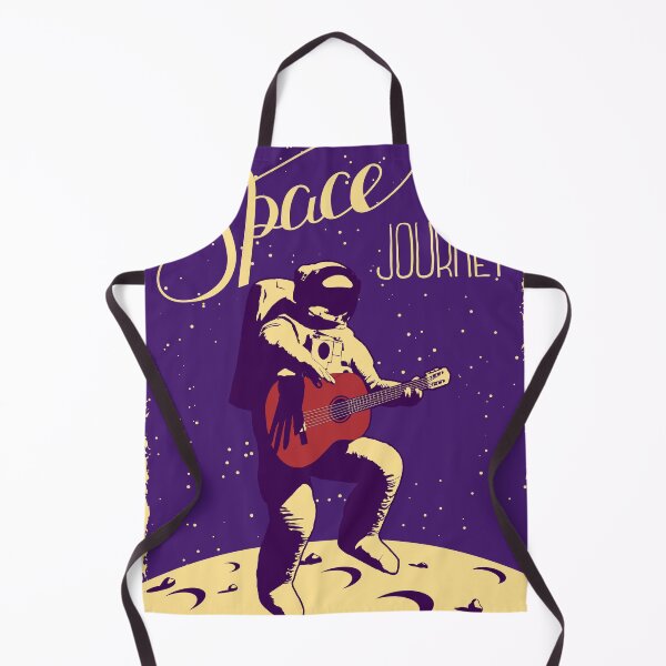 Item preview, Space Journey astronaut with guitar jumping designed and sold by Marakstore.