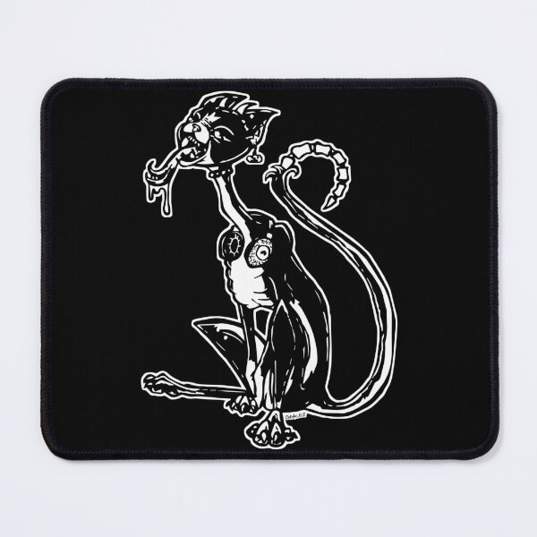 Item preview, Black and White Demon Cat designed and sold by JanGrackle.