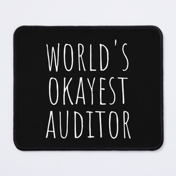 Item preview, WORLD'S OKAYEST AUDITOR designed and sold by T-shirtgallery.