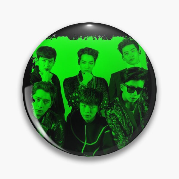 Item preview, 2PM Kpop Group Members Green Kpop RGB Color Design designed and sold by Piosenka Art.