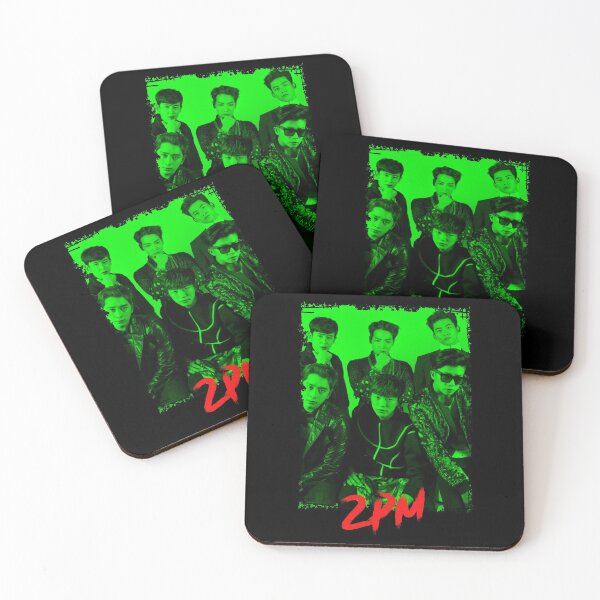 Item preview, 2PM Kpop Group Members Green Kpop RGB Color Design designed and sold by Piosenka Art.