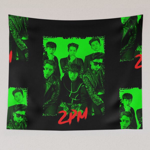 Item preview, 2PM Kpop Group Members Green Kpop RGB Color Design designed and sold by Piosenka Art.