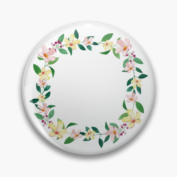 Item preview, Watercolor Botanical Flowers Wreath designed and sold by monodesigns.