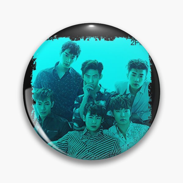 Item preview, 2PM Kpop Group Members Blue Kpop RGB Color Design designed and sold by Piosenka Art.