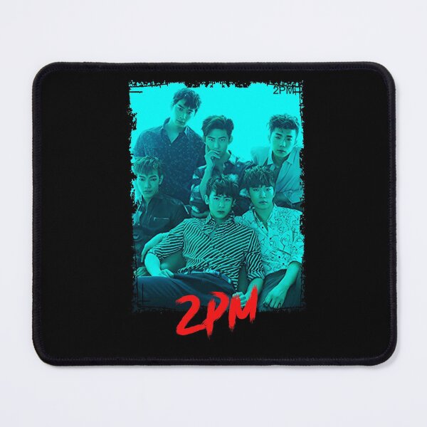 Item preview, 2PM Kpop Group Members Blue Kpop RGB Color Design designed and sold by Piosenka Art.