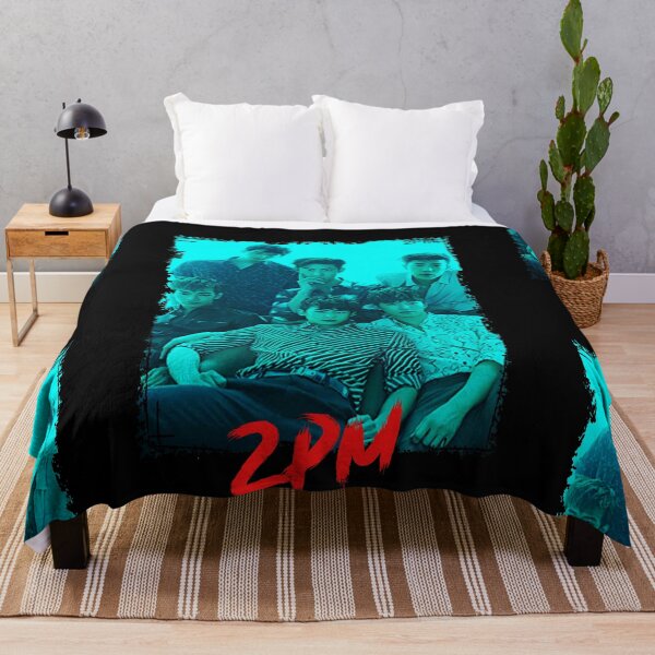 Item preview, 2PM Kpop Group Members Blue Kpop RGB Color Design designed and sold by Piosenka Art.