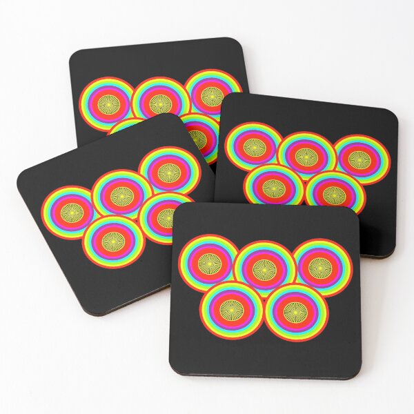 Item preview, Five Multicolours circles  designed and sold by Astralia.