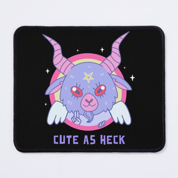 Item preview, Cute as Heck Baby Baphomet Peeking Pentacle Pentagram  designed and sold by AlasAHintStudio.