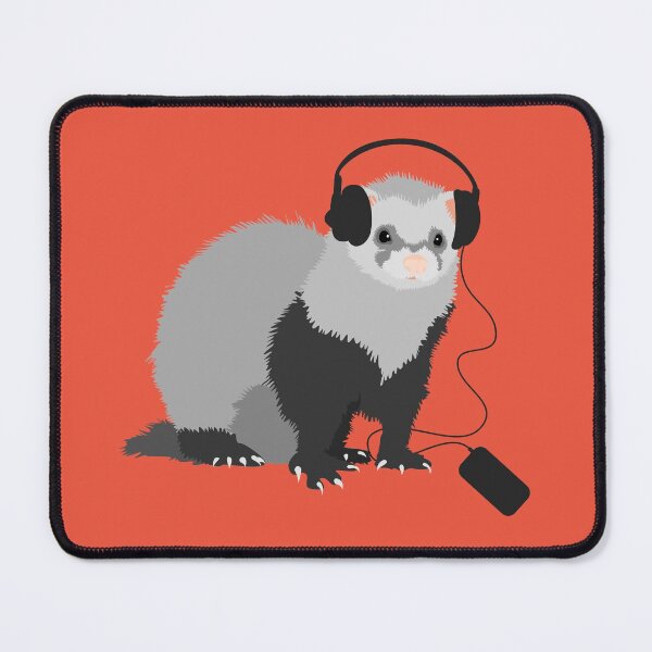 Item preview, Funny Musical Ferret designed and sold by Boriana Giormova.