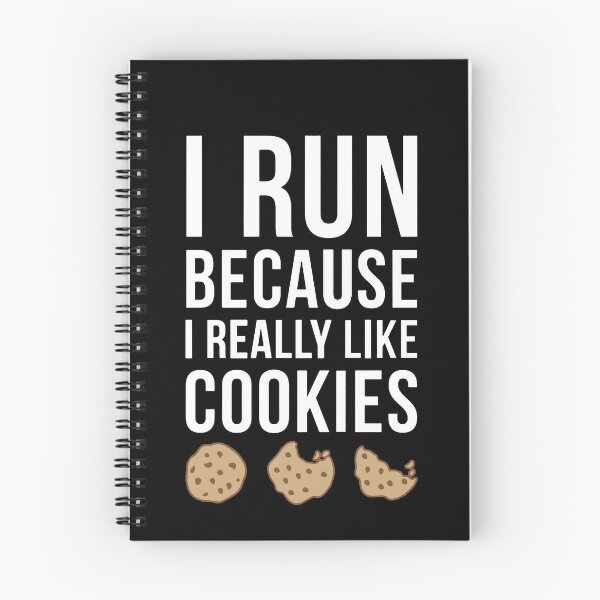 Item preview, I Run Because I Really Like Cookies designed and sold by clickmostro.