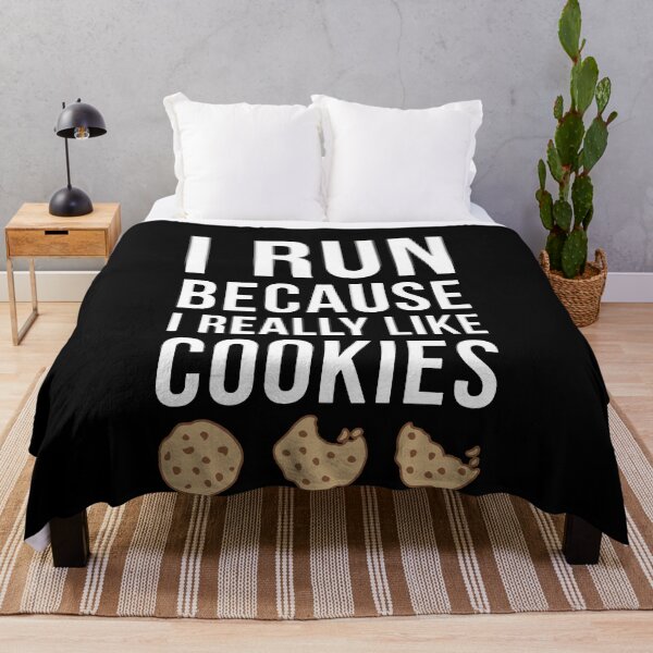 Item preview, I Run Because I Really Like Cookies designed and sold by clickmostro.