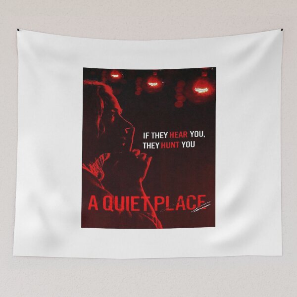 Item preview, They Hear You A Quiet Place Halloween Horror Movie In A Deserted Area Makes The Character In The Movie Have To Be Very Brave To Overcome designed and sold by aquietplaceween.