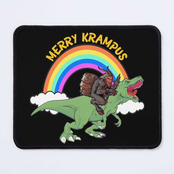 Item preview, Merry Krampus funny dinosaur ride designed and sold by SidTastic .