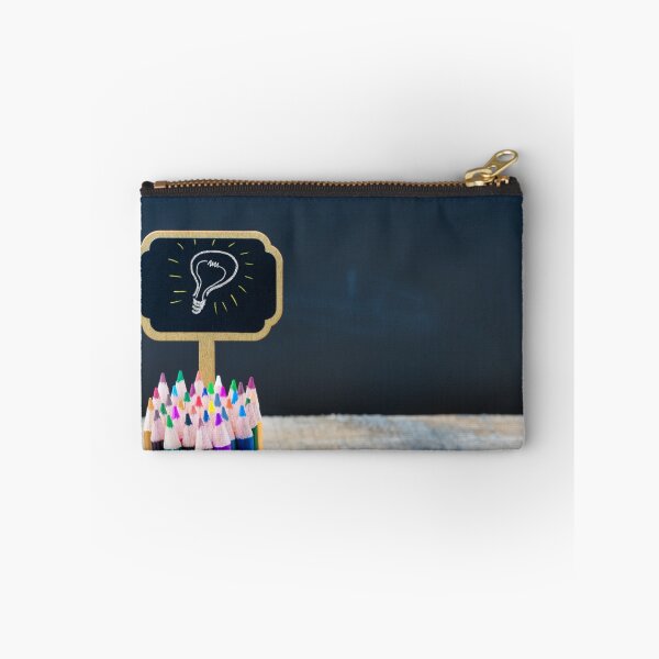 Item preview, Wooden mini blackboard label with light bulb as idea  designed and sold by Stanciuc.