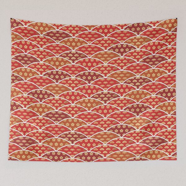 Item preview, Japanese Traditional Pattern Japanese Wave designed and sold by EpicArtz.