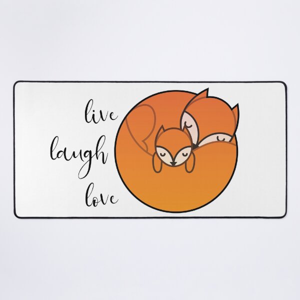 Item preview, Live, laugh, love - Fox designed and sold by FunnyChameleon.