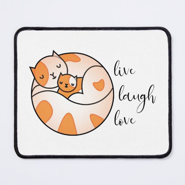 Item preview, Live laugh love - cat designed and sold by FunnyChameleon.