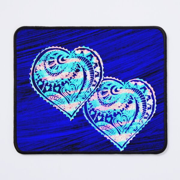 Item preview, Two Hearts on Blue designed and sold by Heatherian.
