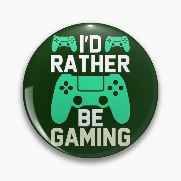 Item preview, I'd Rather Be Gaming designed and sold by Genjitsu-Art.