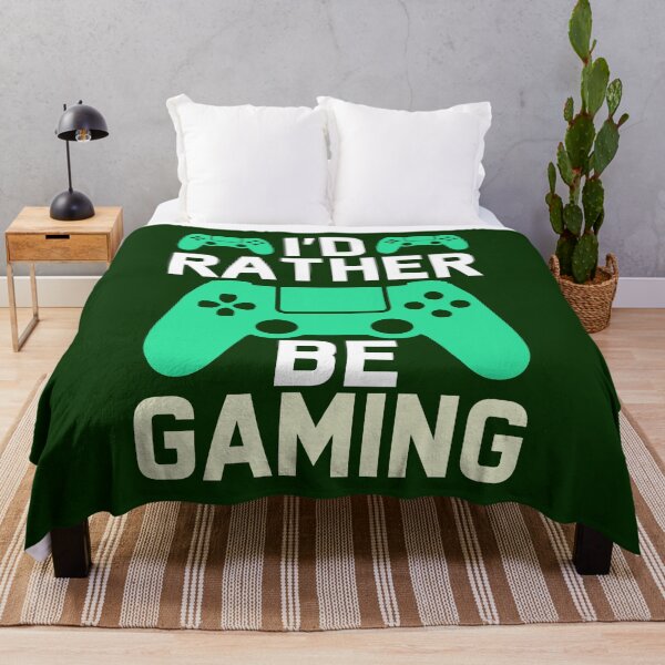 Item preview, I'd Rather Be Gaming designed and sold by Genjitsu-Art.