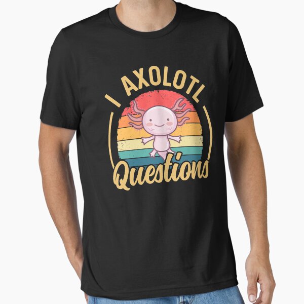 Item preview, I Axolotl Questions - Funny Axolotl Retro Vintage Sunset Design designed and sold by ohmier.