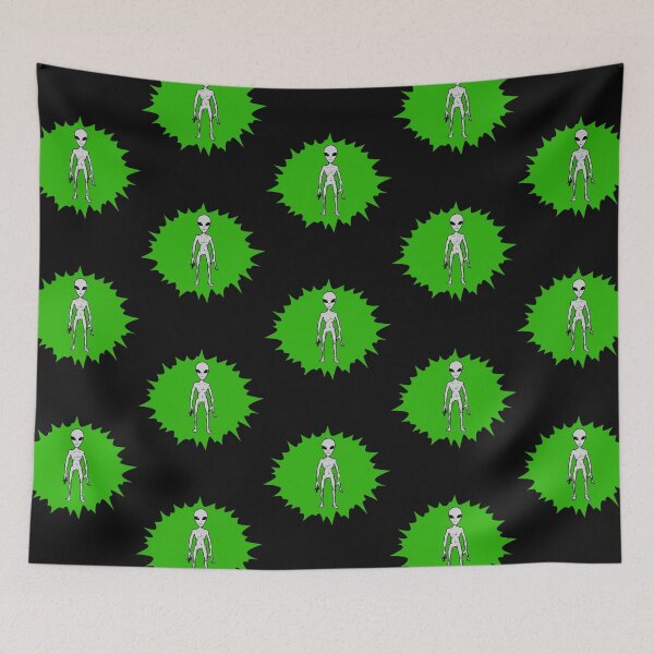 Item preview, Grey Alien Blast Green Plasma ET UFO CE5 designed and sold by AlasAHintStudio.