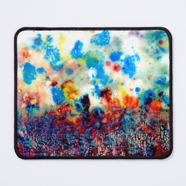 Item preview, Coral Reef Abstract Encaustic Painting designed and sold by Heatherian.