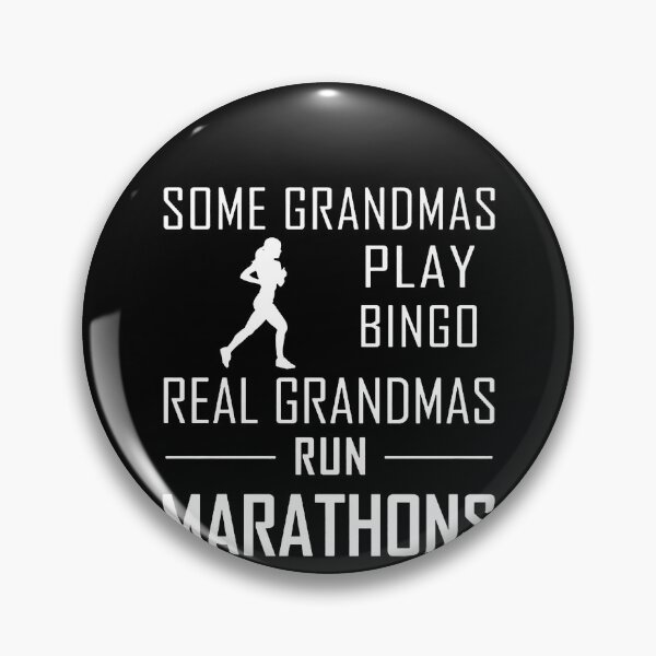 Item preview, Real Grandmas Run Marathons designed and sold by clickmostro.