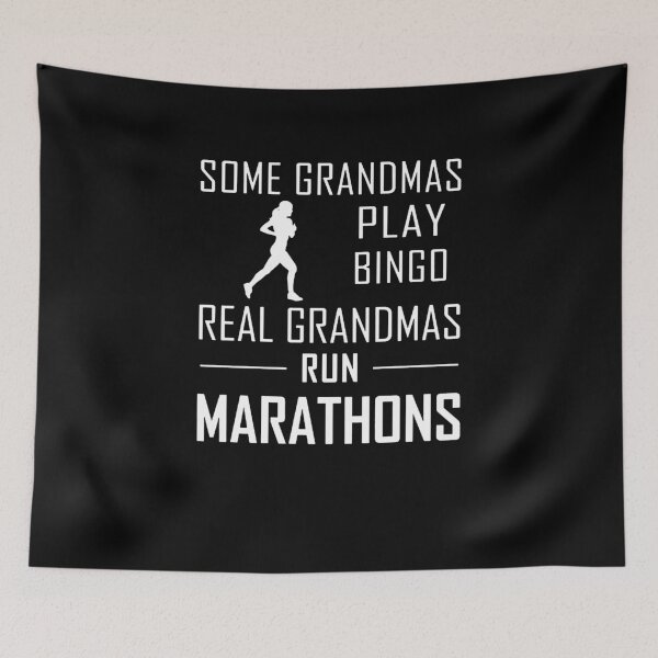 Item preview, Real Grandmas Run Marathons designed and sold by clickmostro.