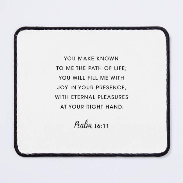 Item preview, You make known to me path of life; Psalm 16:11 NIV designed and sold by corbrand.