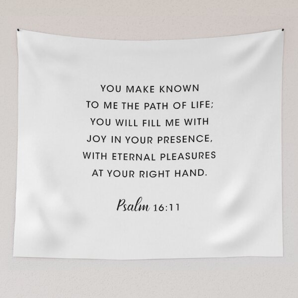 Item preview, You make known to me path of life; Psalm 16:11 NIV designed and sold by corbrand.