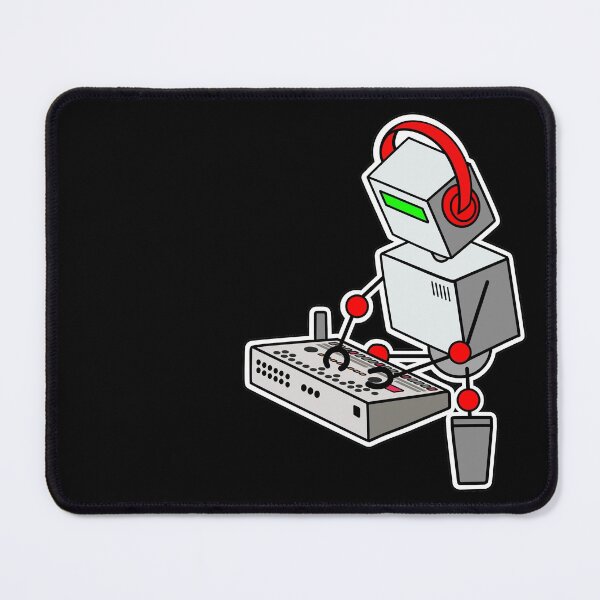 Item preview, Robot Musician Playing 909 Drum Machine  designed and sold by AtomicMalibu.
