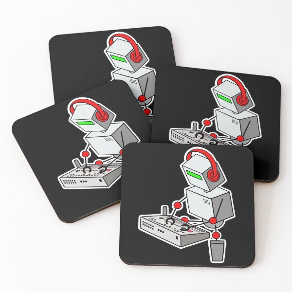 Item preview, Robot Musician Playing 909 Drum Machine  designed and sold by AtomicMalibu.