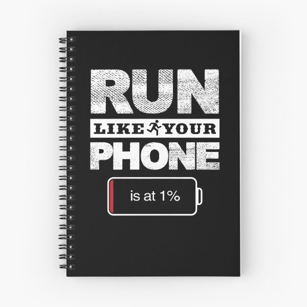 Item preview, Run Like Your Phone Is At 1% designed and sold by clickmostro.