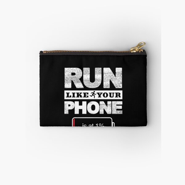 Item preview, Run Like Your Phone Is At 1% designed and sold by clickmostro.